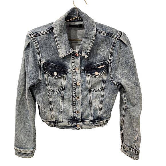 Retrofete Destiny blue denim jacket size large - Picture 5 of 10